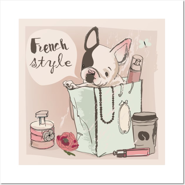 French Bulldog Style Wall Art by EveFarb